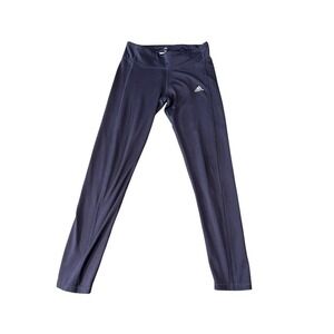 Adidas‎ Leggings Womens Size M Blue Climawarm Stretch Key Pocket Yoga Training